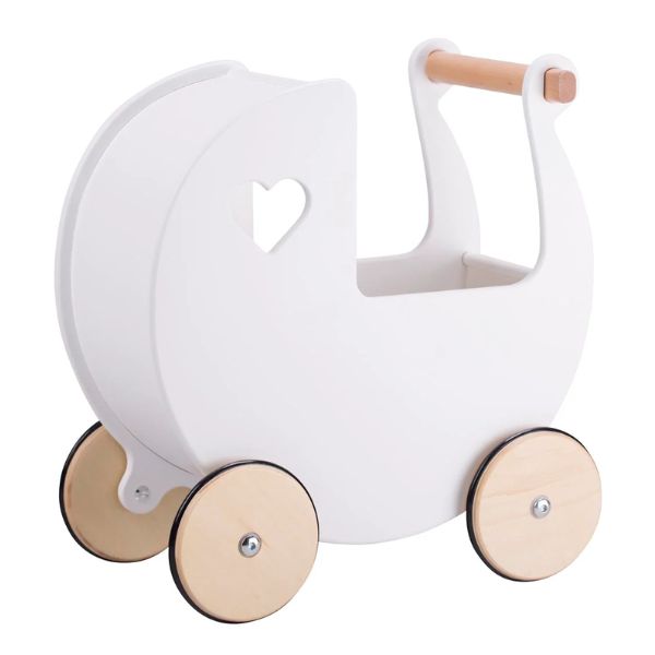 Moover Toys Classic Dolls Pram WHITE