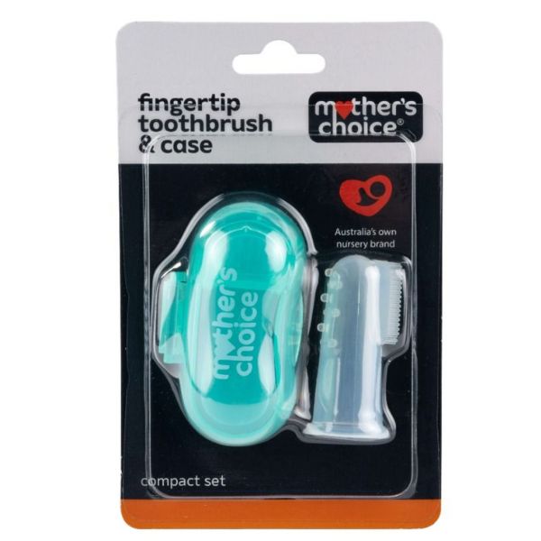 Mother's Choice Fingertip Toothbrush & Case