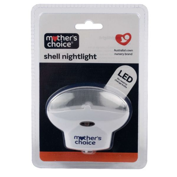 Mother's Choice Shell Nightlight Sensor Switch 1pk