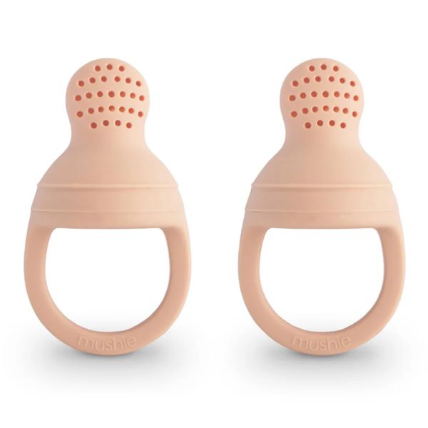 Mushie Fresh Food Feeder 2pk BLUSH