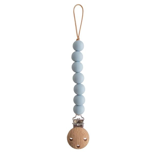 Mushie Pacifier Clip Halo CLOUD