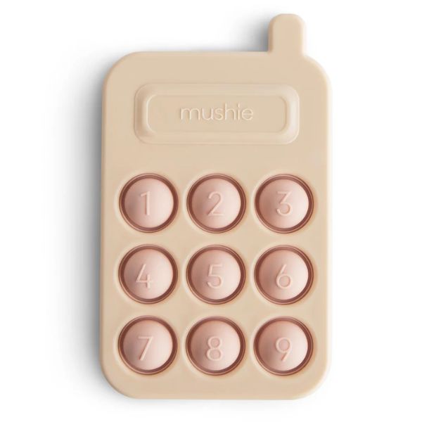 Mushie Phone Press Toy BLUSH