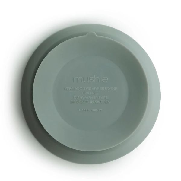 Mushie Silicone Suction Bowl CAMBRIDGE BLUE