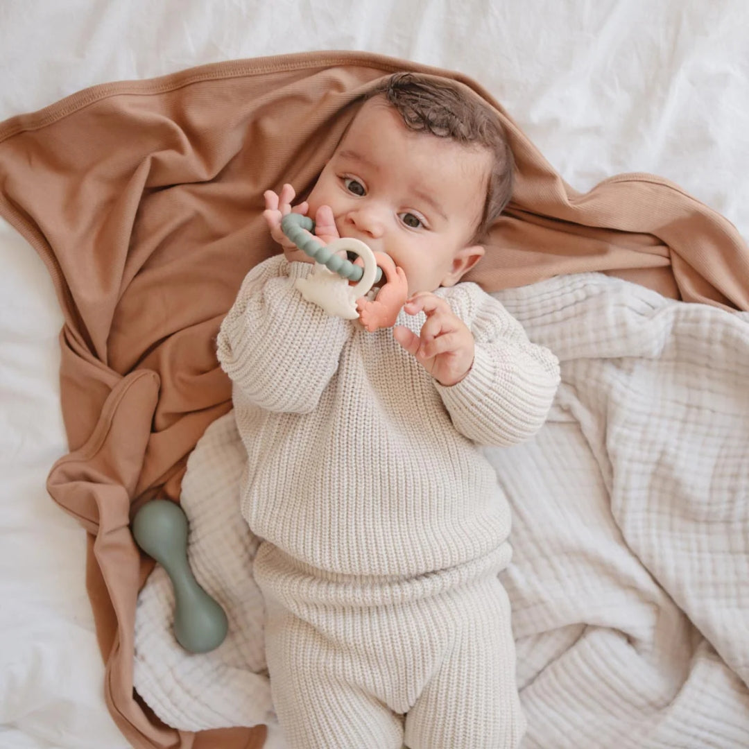 Mushie Teething Rings DINO
