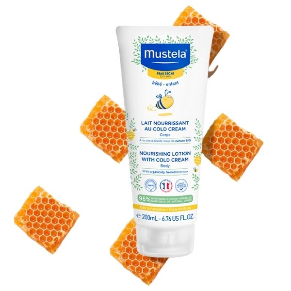 Mustela Nourishing Lotion with Cold Cream 200ml (Dry Skin)