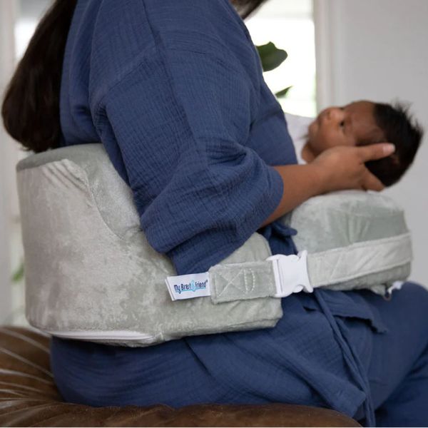 My Brest Friend Deluxe Nursing Pillow Evening Grey