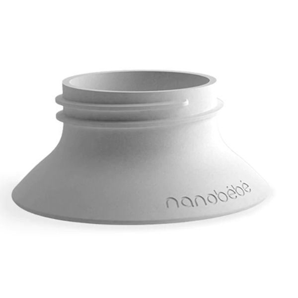 Nanobebe Breast Pump Adaptor Set White 1pk