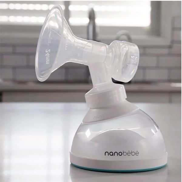 Nanobebe Breast Pump Adaptor Set White 1pk