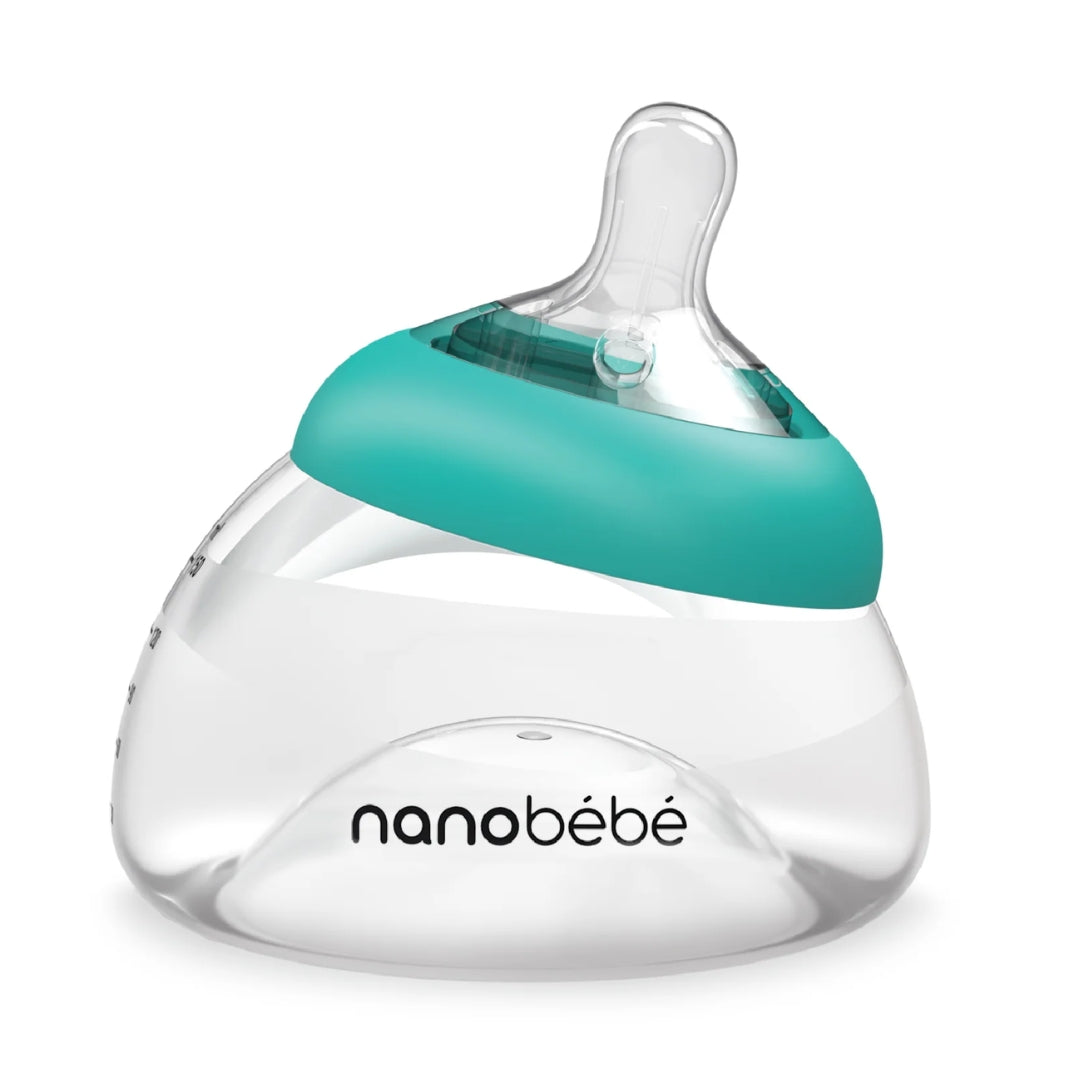 Nanobebe Breastmilk Bottle Gen 2 Teal 1pk