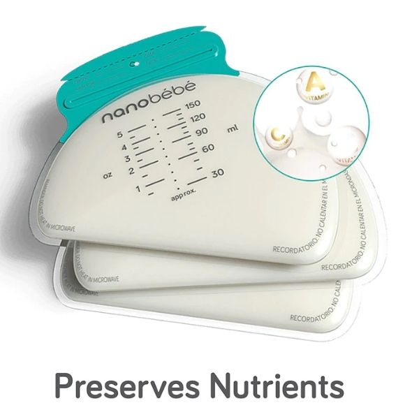 Nanobebe 50 Breastmilk Storage Bags