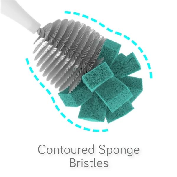 Nanobebe Flexy Brush Twin Pack Teal