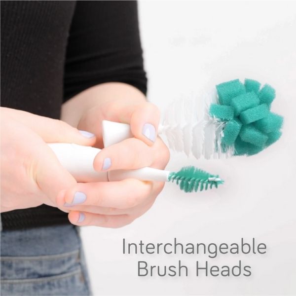 Nanobebe Flexy Brush Twin Pack Teal