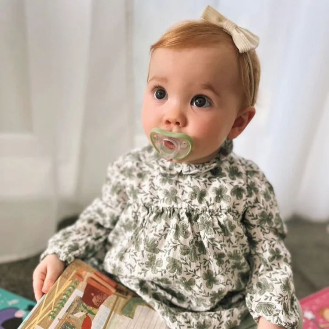Nanobebe Flexy Pacifier 0-3m Sage 2pk
