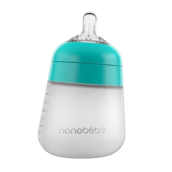 Nanobebe Flexy Silicone Bottle Teal