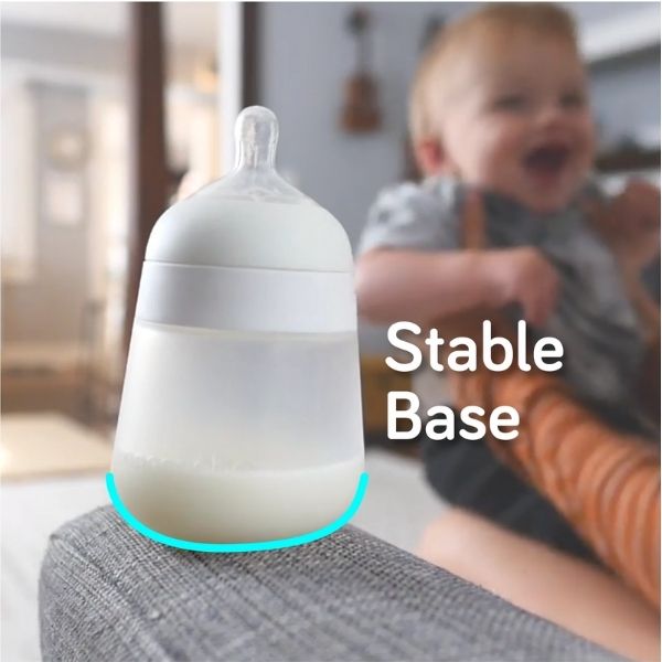 Nanobebe Flexy Silicone Bottle White