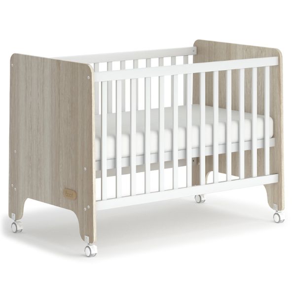 Boori Natty Compact Cot V24 Barley White/Oak