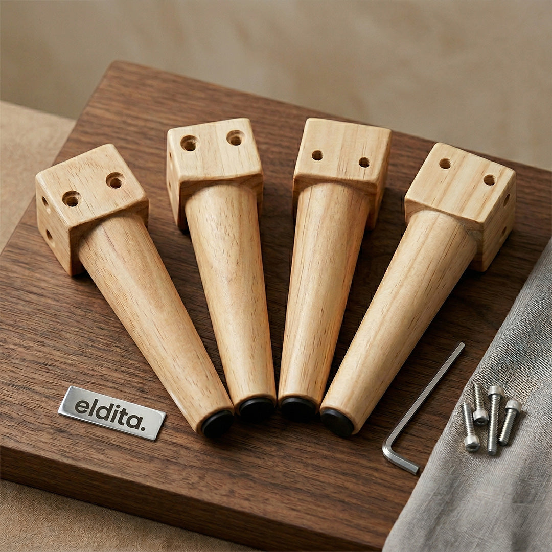 Eldita Kent Cot Legs Upgrade (4 Pack) Natural