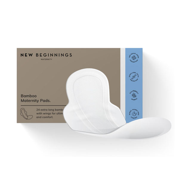 New Beginnings Bamboo Maternity Pads 24’s