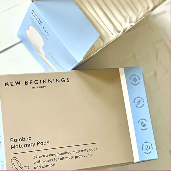 New Beginnings Bamboo Maternity Pads 24’s