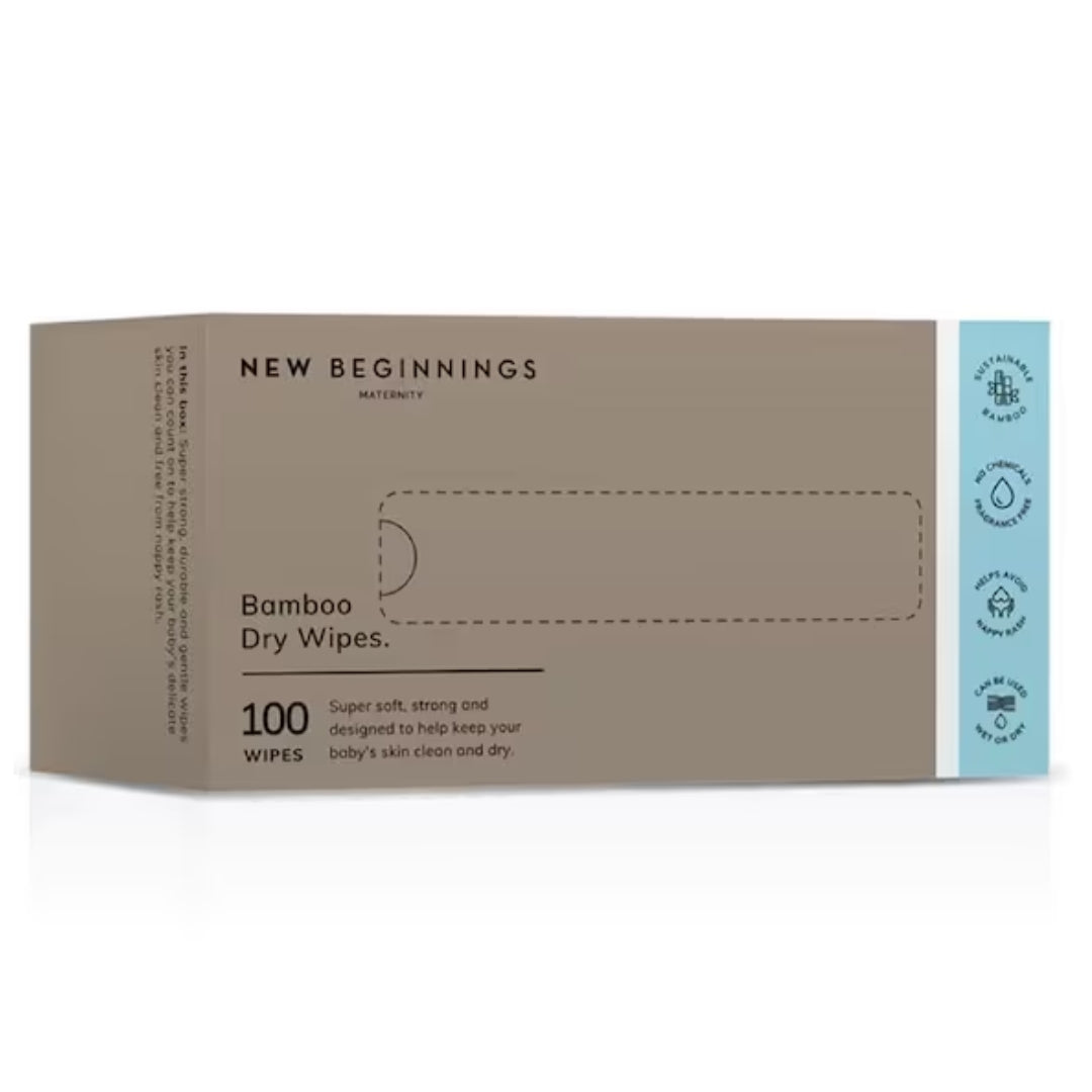 New Beginnings Dry Wipes 100pk