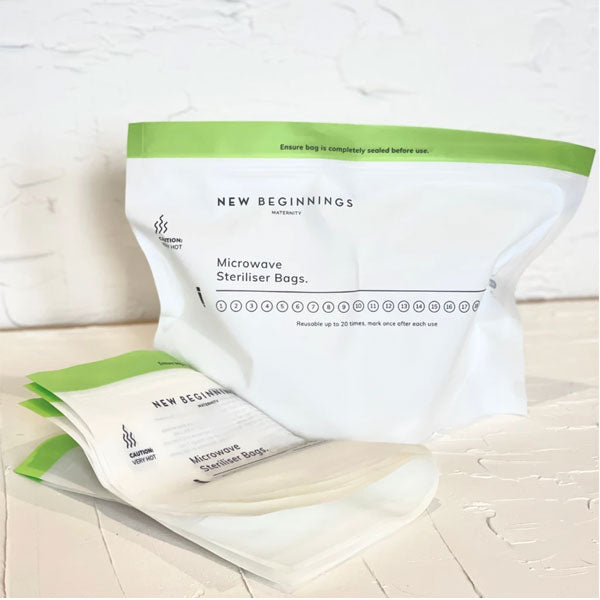 New Beginnings Microwave Steriliser Bags 6pcs