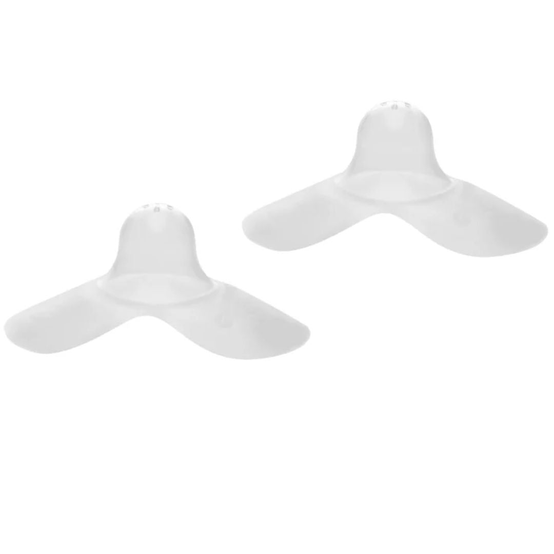New Beginnings Second Skin Nipple Shields Large 2pk