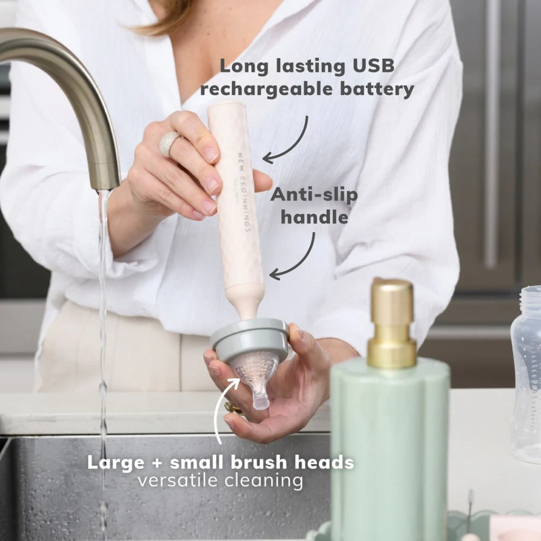 New Beginnings Silicone Electric Brush Set