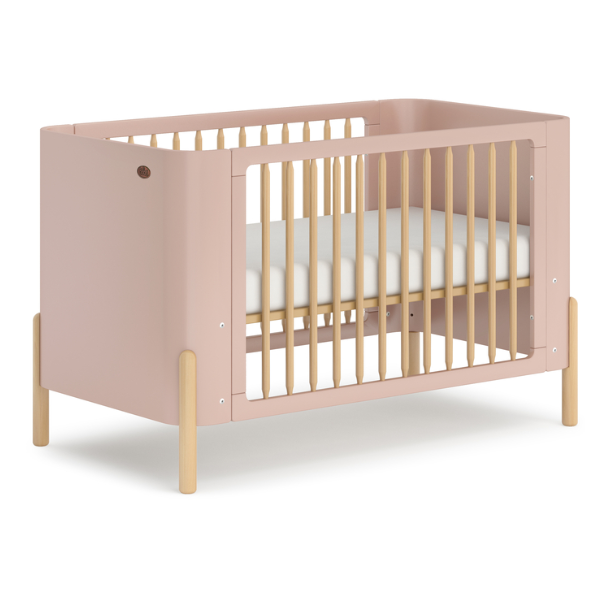 Boori Nova Cot Bed Cherry Beech + Nova Cot Bed Pocket Spring Mattress