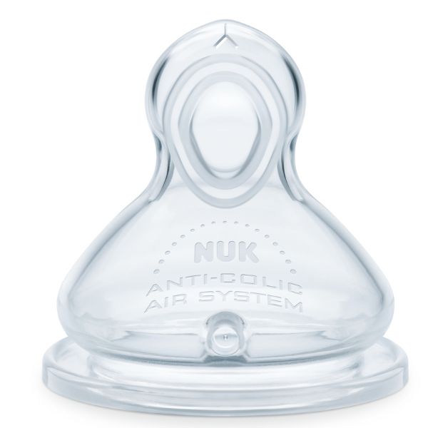 NUK First Choice Flow Control Teat 6-18m 2 Pack