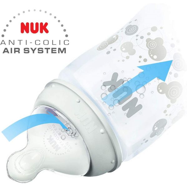 NUK First Choice+ Silicone Teat 0-6m Small 2Pk