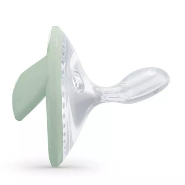 NUK MommyFeel Soothers 0-9 Months Mint/Off White 2pk