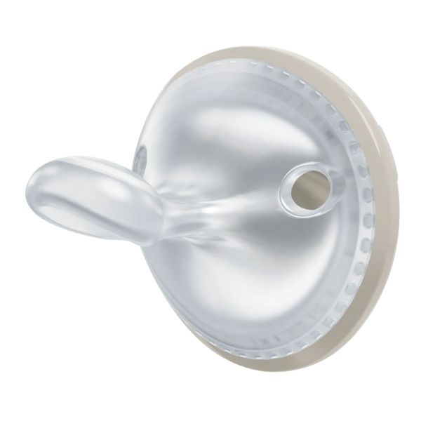 NUK MommyFeel Soothers 0-9 Months Sandstone 2pk
