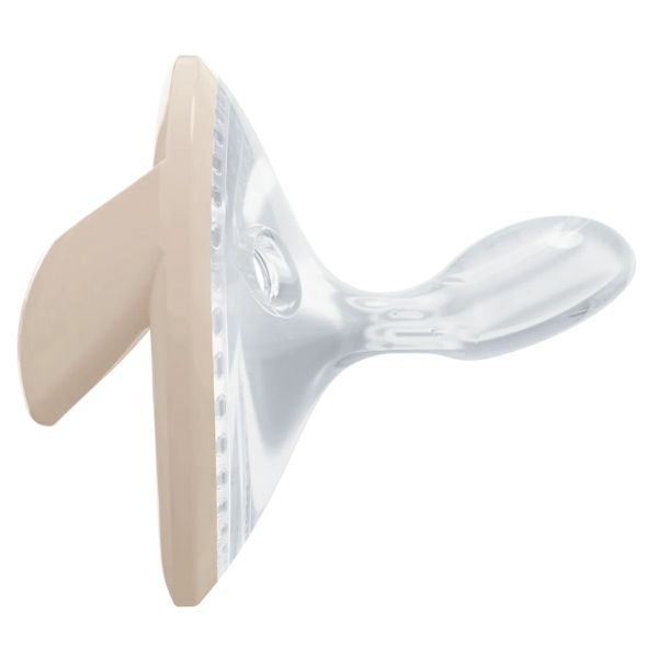 NUK MommyFeel Soothers 0-9 Months Sandstone 2pk