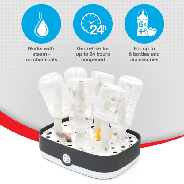 NUK Vario Express Steam Electrical Steriliser 6 Minutes