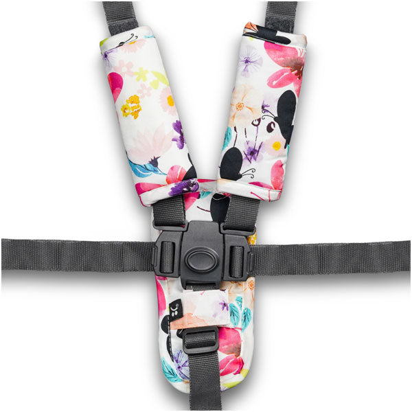 OutlookBaby 3pc Harness Cover Set Floral Butterfly