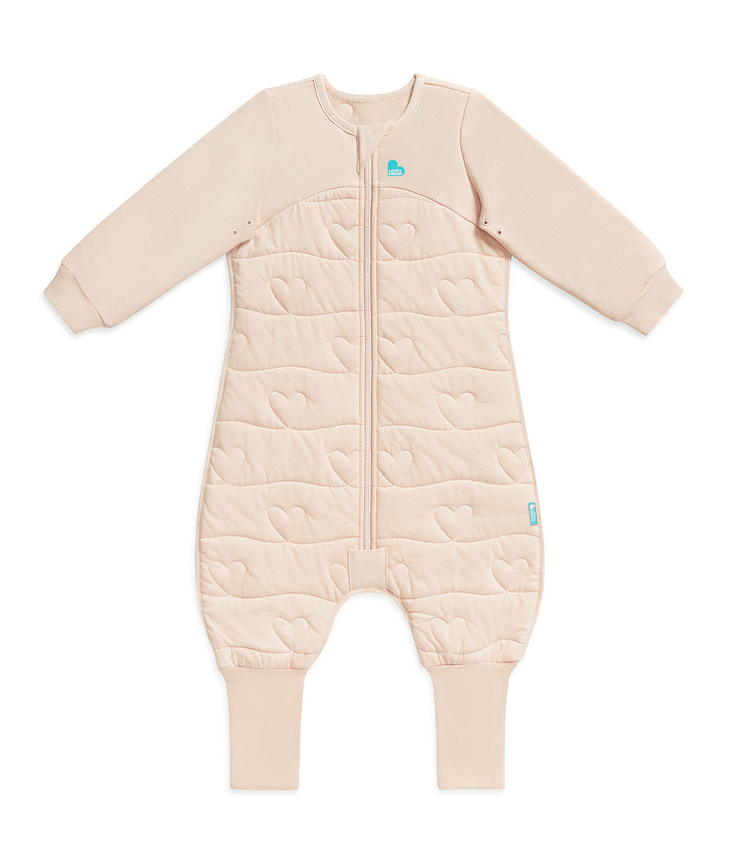 Love To Dream Quilted Stretch Cotton Sleep Suit 3.5Tog 12-24m Blush