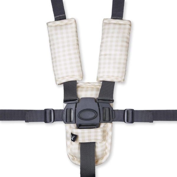 OutlookBaby 3pc Harness Cover Set Wheat Gingham