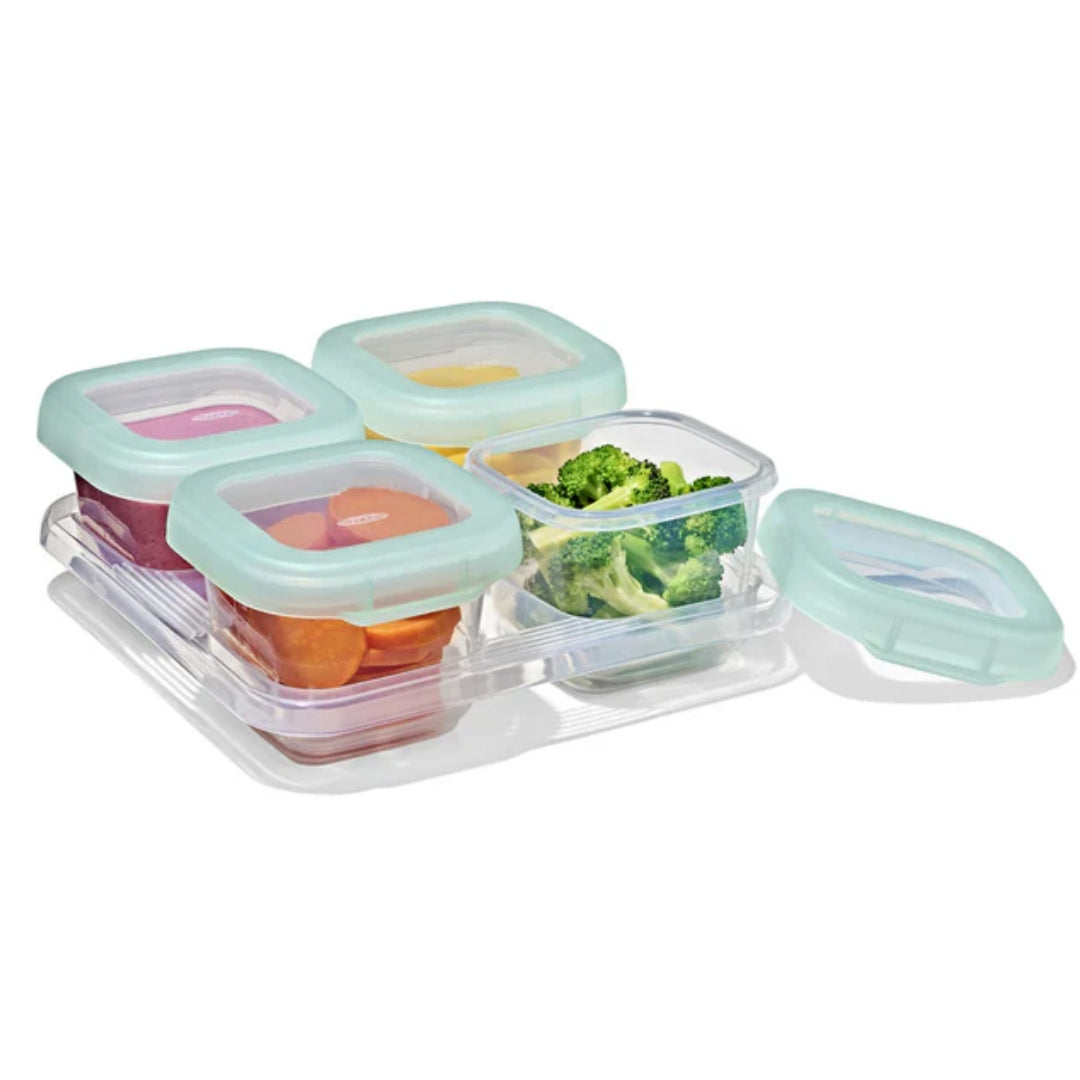 OXO TOT Baby Blocks Freezer Storage Containers 180ml Opal
