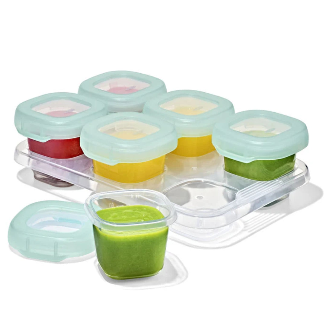 OXO TOT Baby Blocks Freezer Storage Containers 60ml Opal