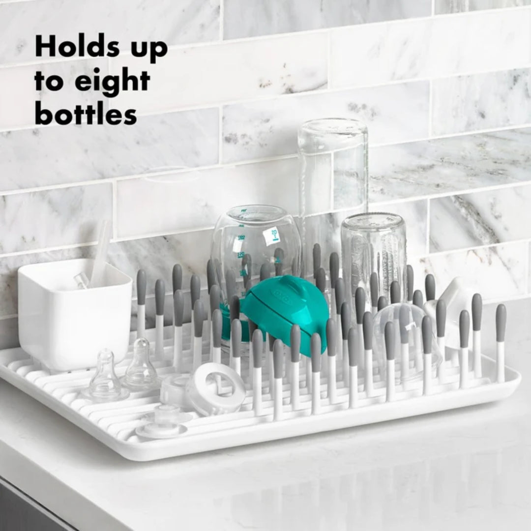OXO TOT Bottle Drying Rack Grey