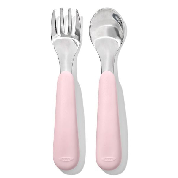 OXO TOT Fork & Spoon Set Blossom
