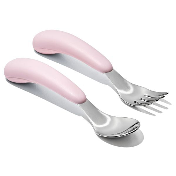 OXO TOT Fork & Spoon Set Blossom