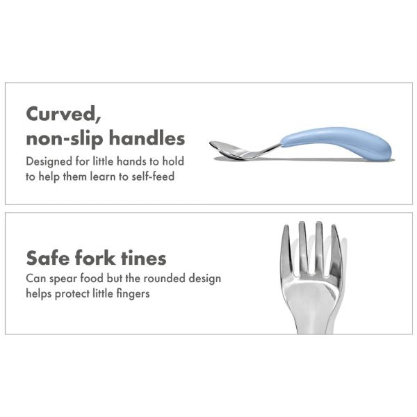 OXO TOT Fork & Spoon Set Dusk
