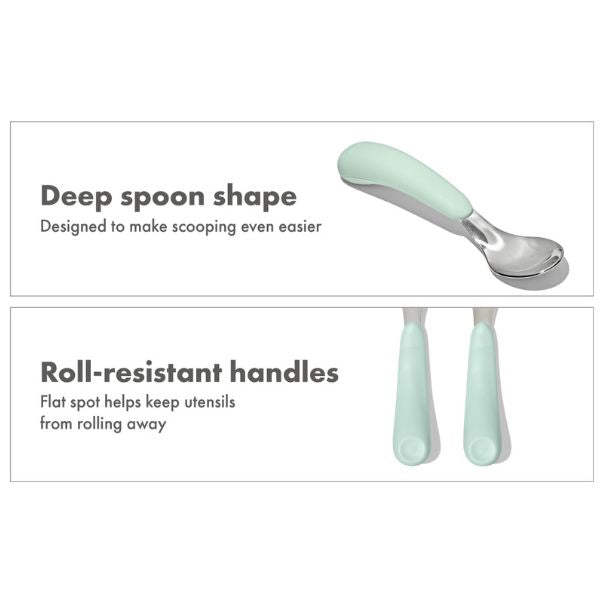 OXO TOT Fork & Spoon Set Opal