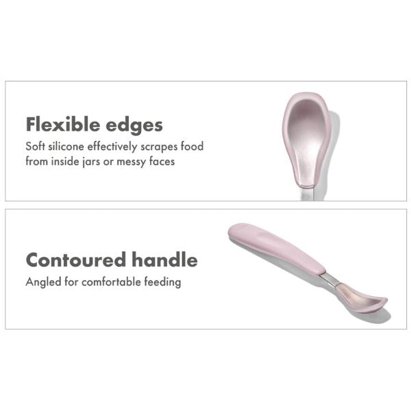 OXO TOT On-The-Go Feeding Spoon Blossom