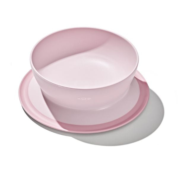 OXO TOT Stick & Stay Suction Bowl Blossom