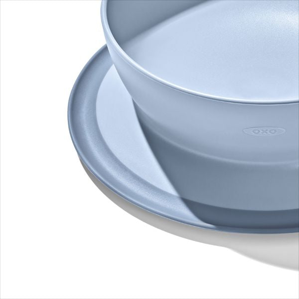 OXO TOT Stick & Stay Suction Bowl Dusk