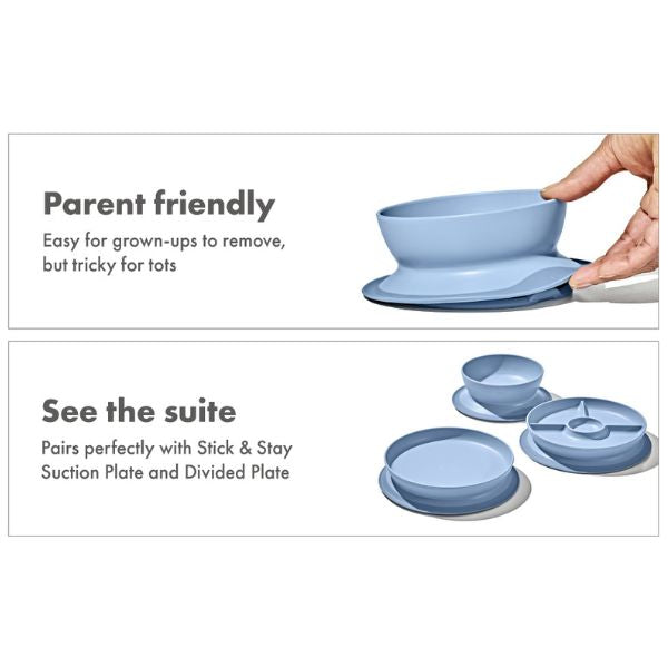 OXO TOT Stick & Stay Suction Bowl Dusk
