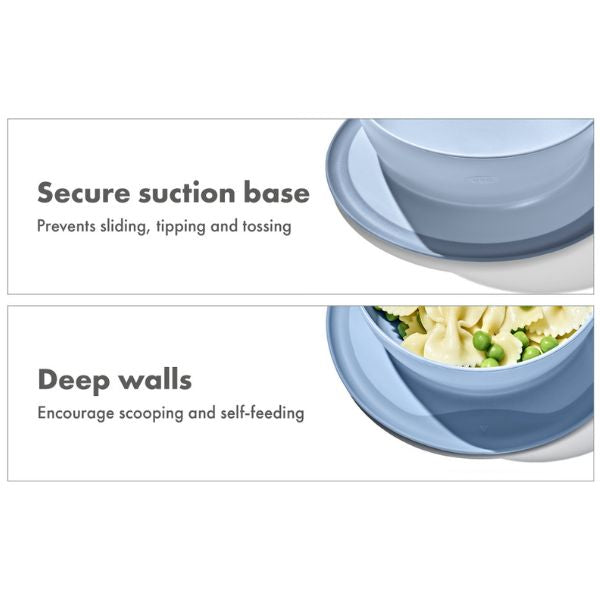 OXO TOT Stick & Stay Suction Bowl Dusk