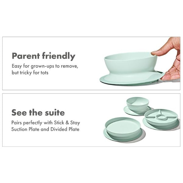 OXO TOT Stick & Stay Suction Bowl Opal